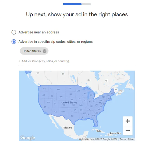 target audiens google ads 