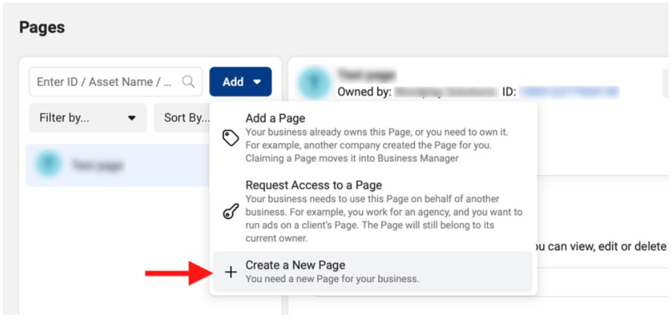 add and create pages