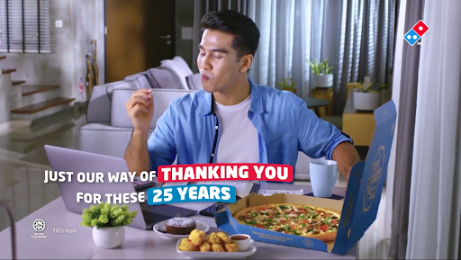 iklan makanan dominos pizza promo 