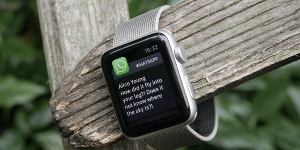 whatsapp pada apple watch