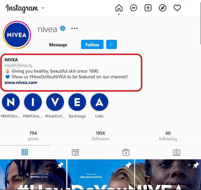 Nivea TnT content