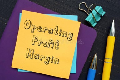 notes bertuliskan operating profit margin