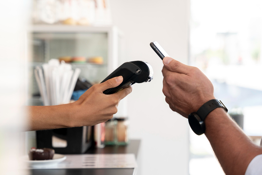 Paying for a meal using a digital wallet